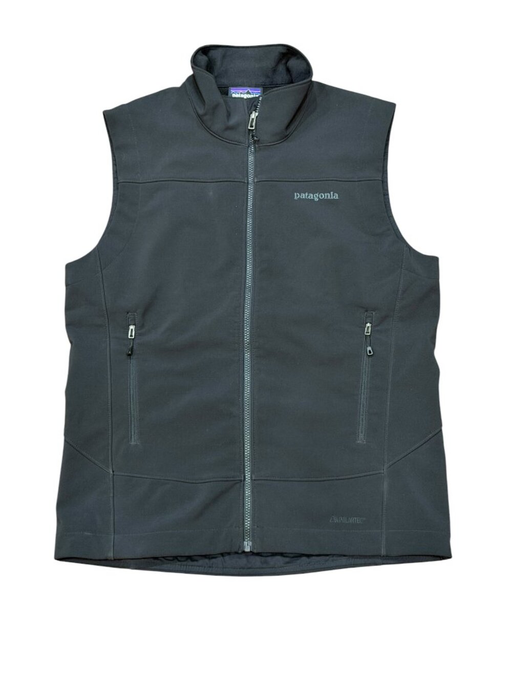 Patagonia Polartec Black Full Zip Soft Shell Vest Medium‎ Winter Outdoor Hiking